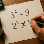 Comprendre la puissance 3 2 : calcul, exemples et différence entre 3² et 2³
