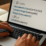 D rond en LaTeX : commande et utilisation du symbole mathématique