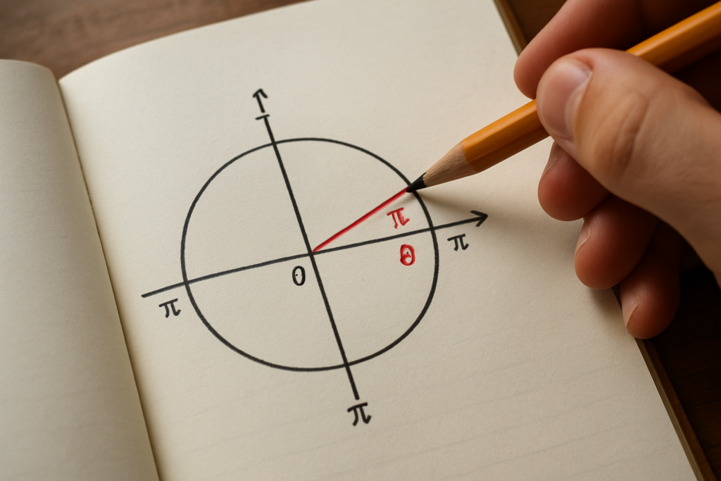 Intervalle π : définition, utilisation et applications sur le cercle trigonométrique