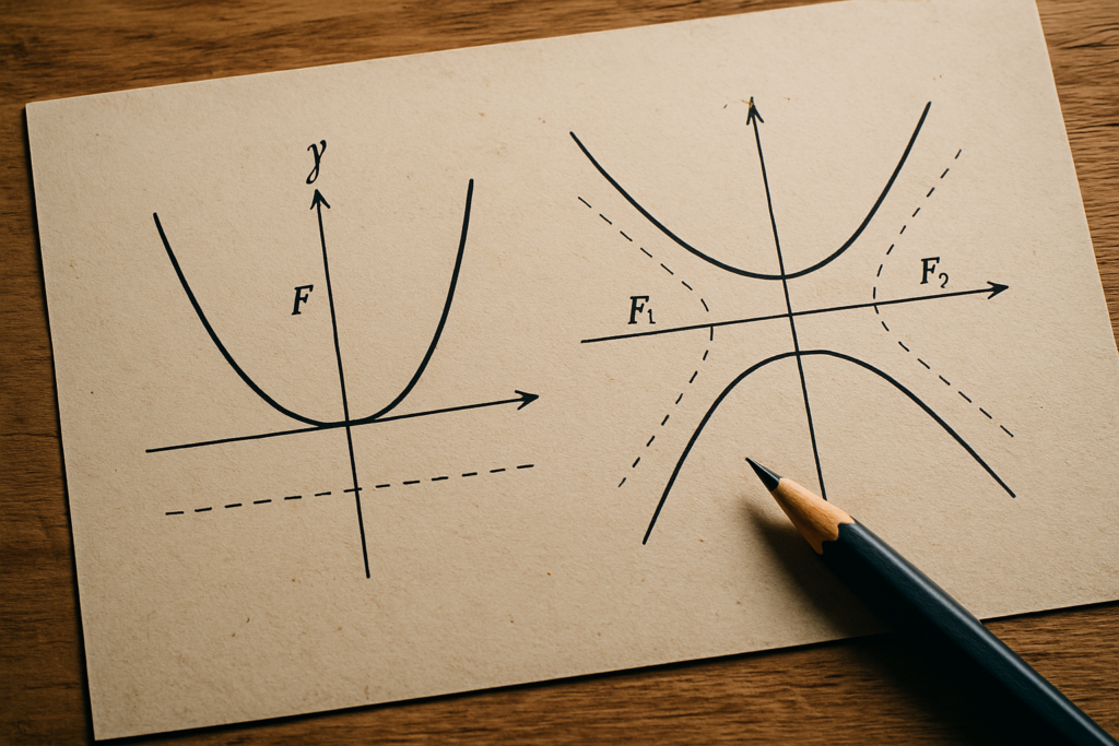 Parabole et Hyperbole : Différences, Propriétés et Explications Clés