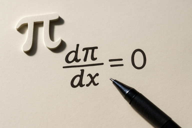 Pourquoi la dérivée de π est-elle égale à 0 ? Explication simple